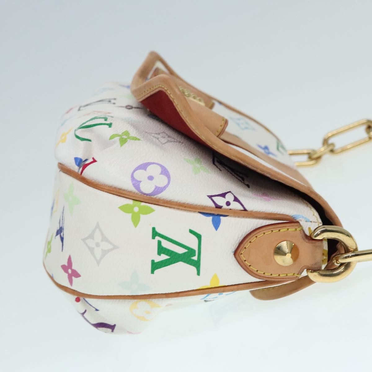 Louis Vuitton Patti White Canvas Shoulder Bag (Pre-Owned) Size ONE SIZE - 3 Thumbnail