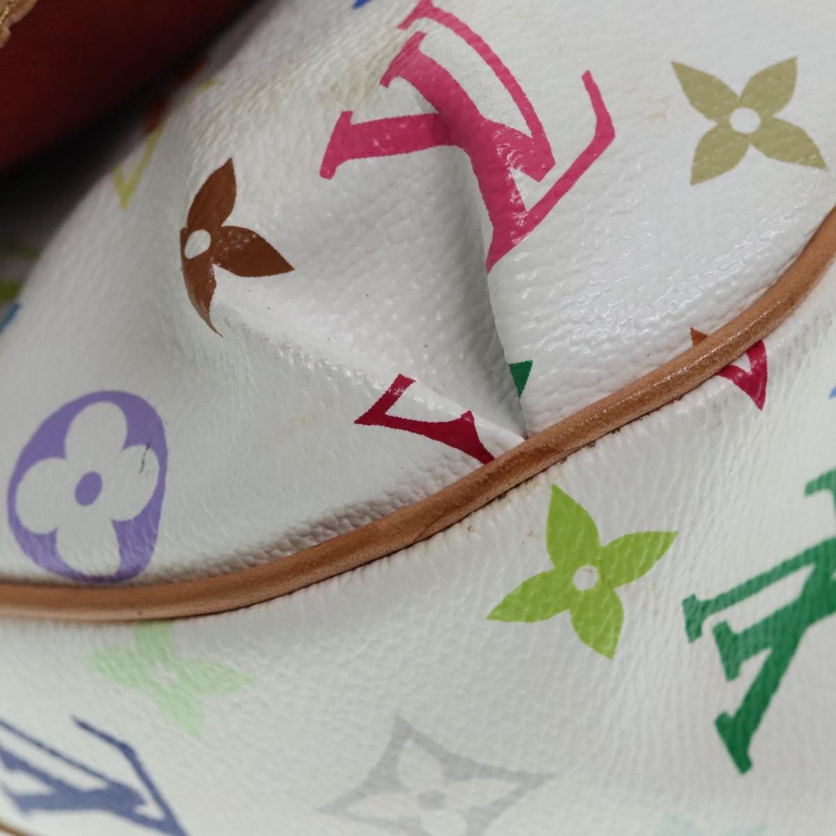 Louis Vuitton Patti White Canvas Shoulder Bag (Pre-Owned) Size ONE SIZE - 6 Thumbnail