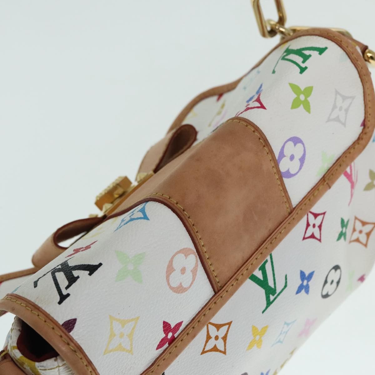 Louis Vuitton Patti White Canvas Shoulder Bag (Pre-Owned) Size ONE SIZE - 15 Thumbnail