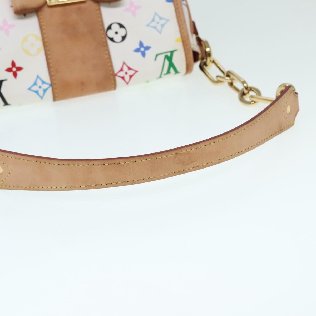 Louis Vuitton Patti White Canvas Shoulder Bag (Pre-Owned) Size ONE SIZE - 5 Thumbnail