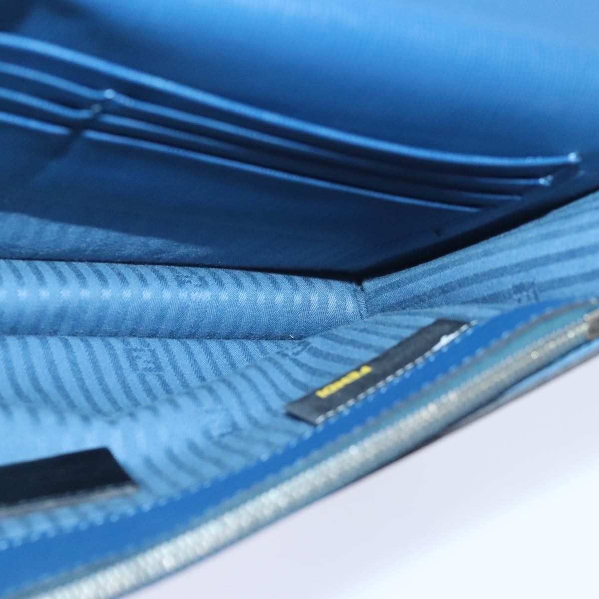 Fendi 2Jours Blue Leather Clutch Bag (Pre-Owned) Size ONE SIZE - 19 Thumbnail