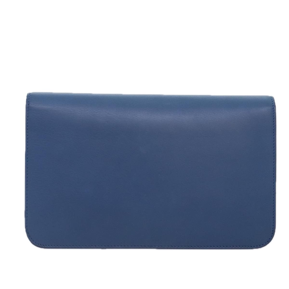 Fendi 2Jours Blue Leather Clutch Bag (Pre-Owned) Size ONE SIZE - 2 Thumbnail
