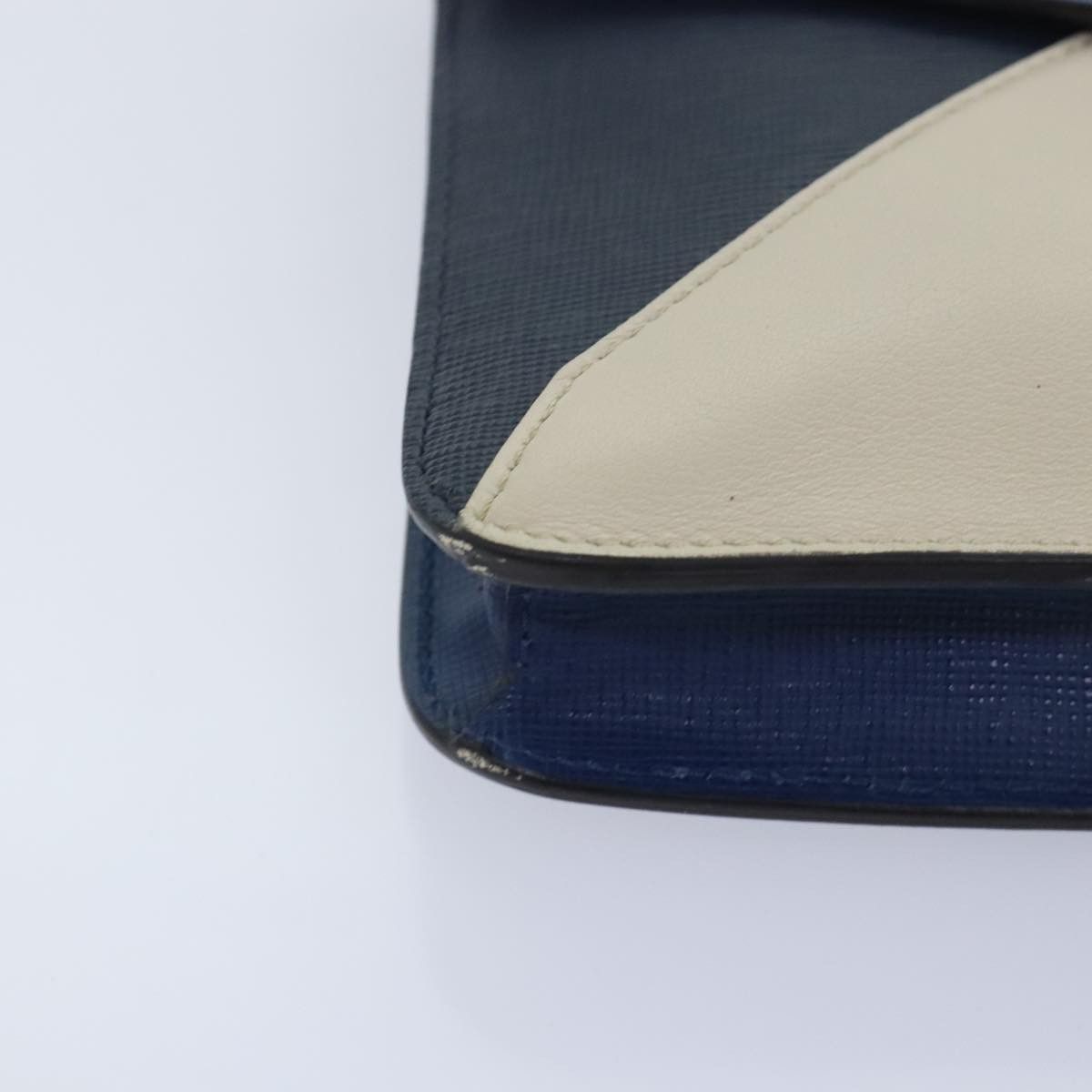 Fendi 2Jours Blue Leather Clutch Bag (Pre-Owned) Size ONE SIZE - 7 Thumbnail