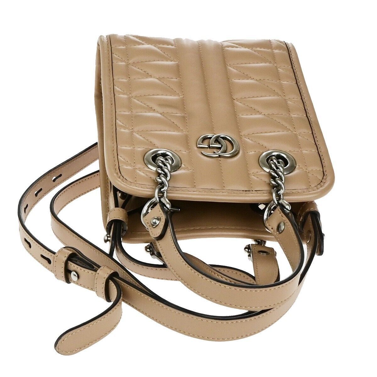 Gucci Marmont Beige Leather Handbag (Pre-Owned) Size ONE SIZE - 5 Thumbnail