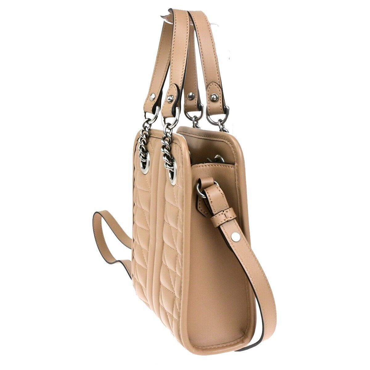 Gucci Marmont Beige Leather Handbag (Pre-Owned) Size ONE SIZE - 4 Thumbnail