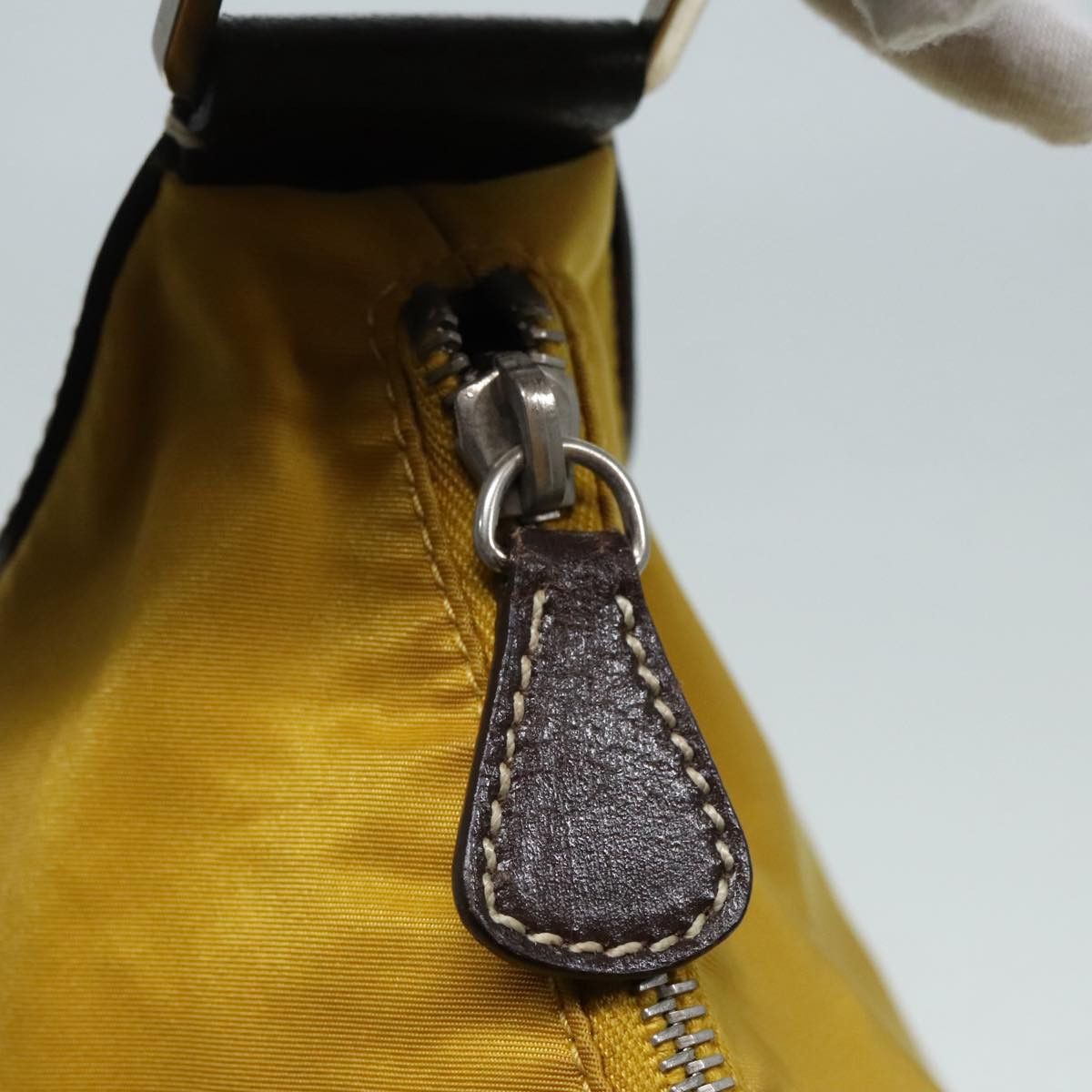 Prada Re-Nylon Yellow Synthetic Shoulder Bag (Pre-Owned) Size ONE SIZE - 11 Thumbnail
