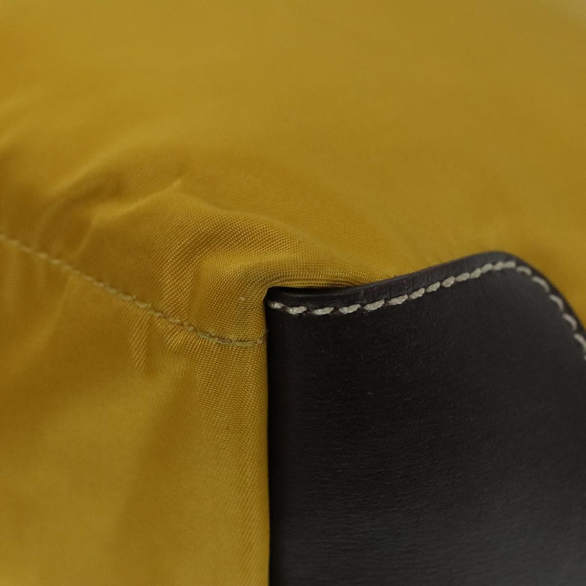 Prada Re-Nylon Yellow Synthetic Shoulder Bag (Pre-Owned) Size ONE SIZE - 9 Thumbnail