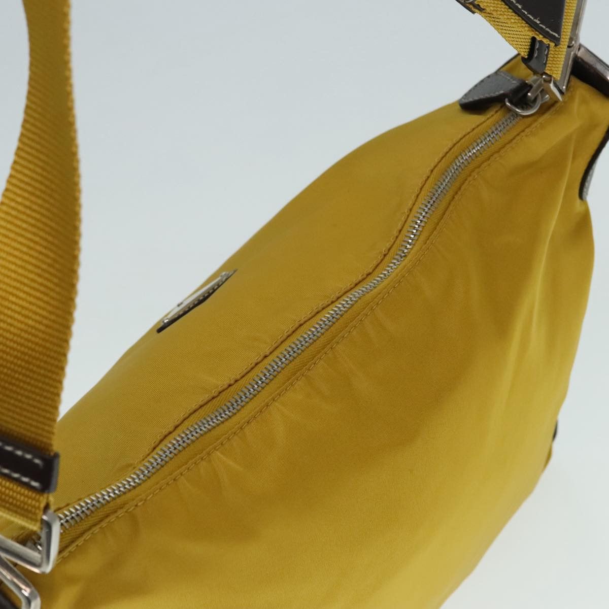 Prada Re-Nylon Yellow Synthetic Shoulder Bag (Pre-Owned) Size ONE SIZE - 10 Thumbnail