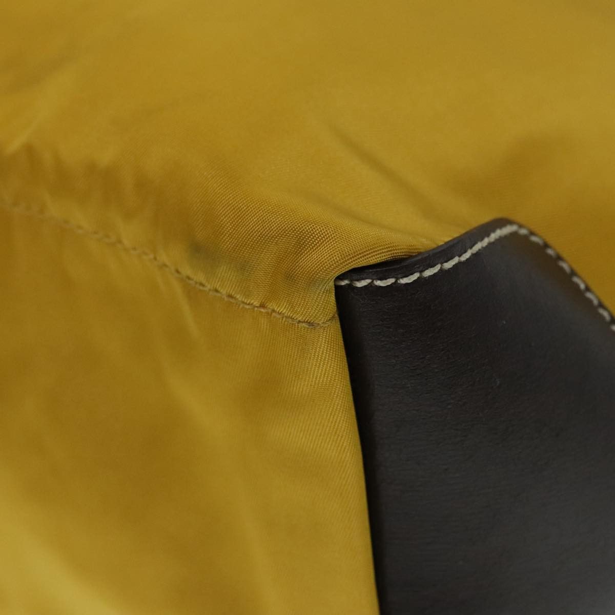Prada Re-Nylon Yellow Synthetic Shoulder Bag (Pre-Owned) Size ONE SIZE - 7 Thumbnail