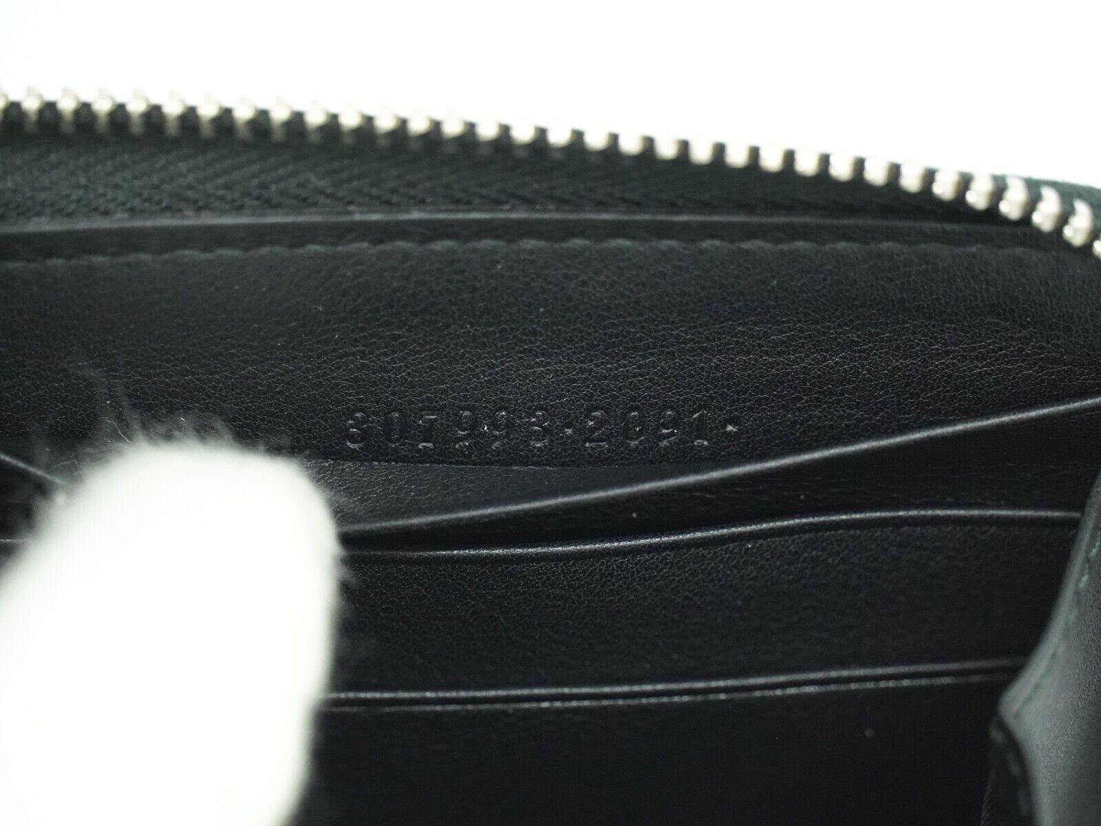 Gucci Micro ssima Black Leather Wallet (Pre-Owned) Size ONE SIZE - 7 Thumbnail