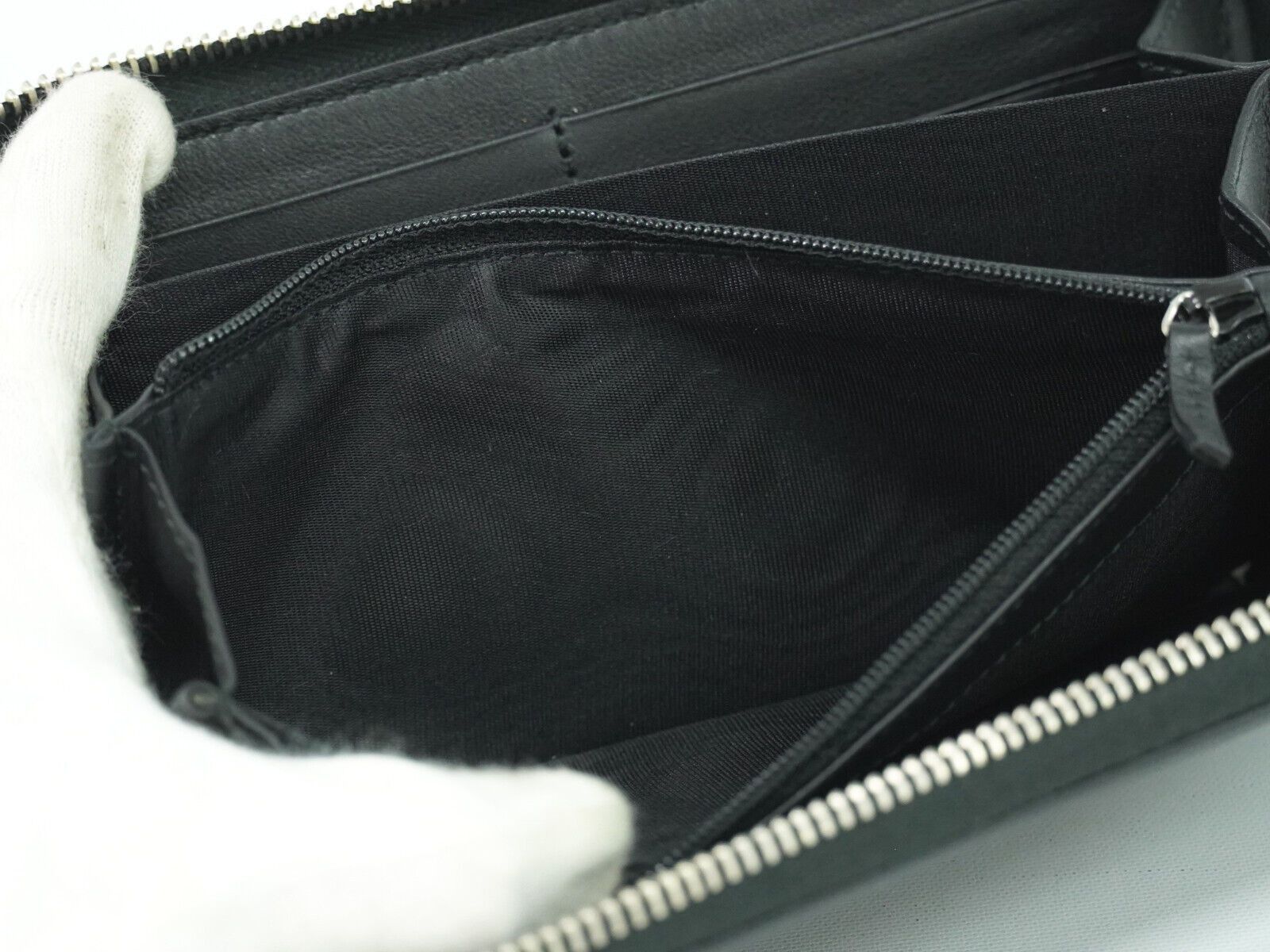 Gucci Micro ssima Black Leather Wallet (Pre-Owned) Size ONE SIZE - 6 Thumbnail