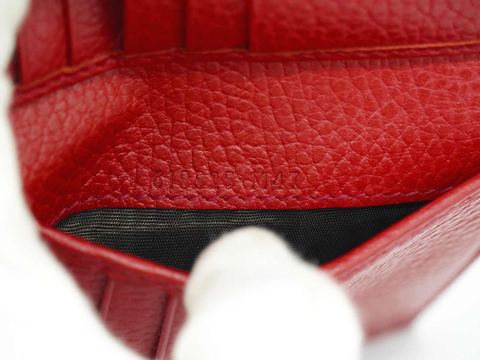 Gucci Interlocking Red Leather Wallet (Pre-Owned) Size ONE SIZE - 10 Thumbnail