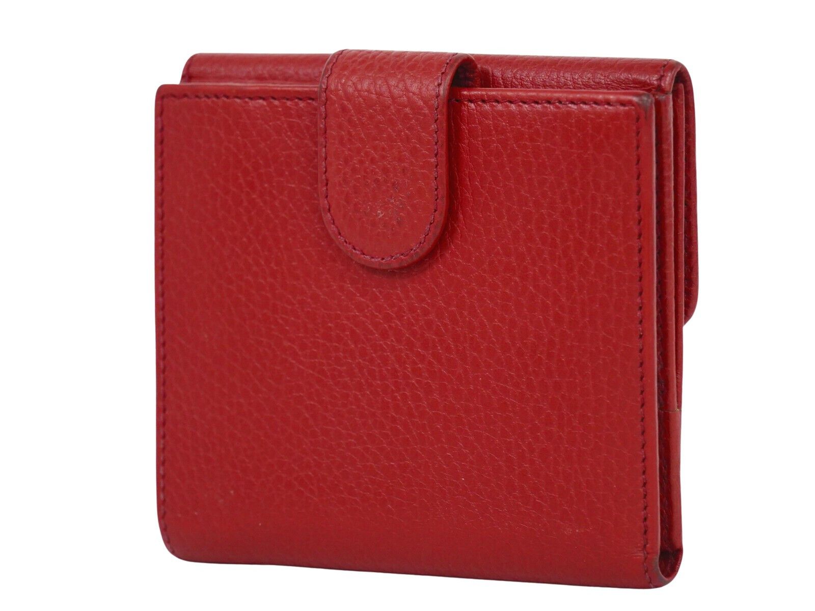 Gucci Interlocking Red Leather Wallet (Pre-Owned) Size ONE SIZE - 2 Thumbnail