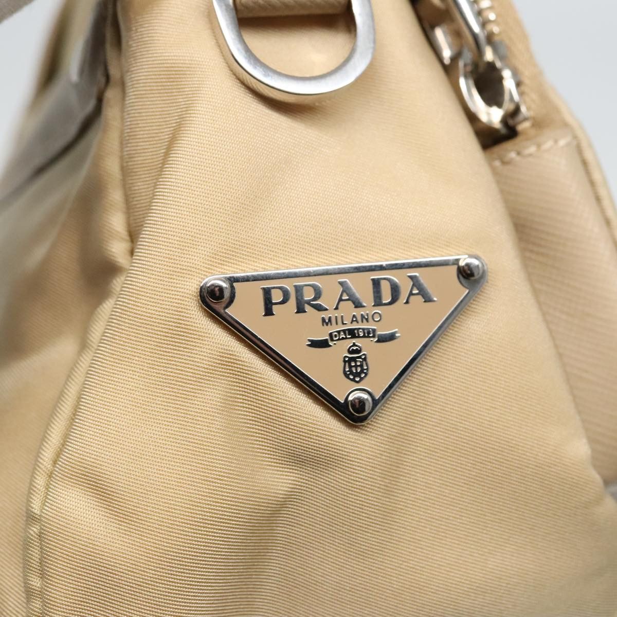Prada Beige Synthetic Shoulder Bag (Pre-Owned) Size ONE SIZE - 19 Thumbnail