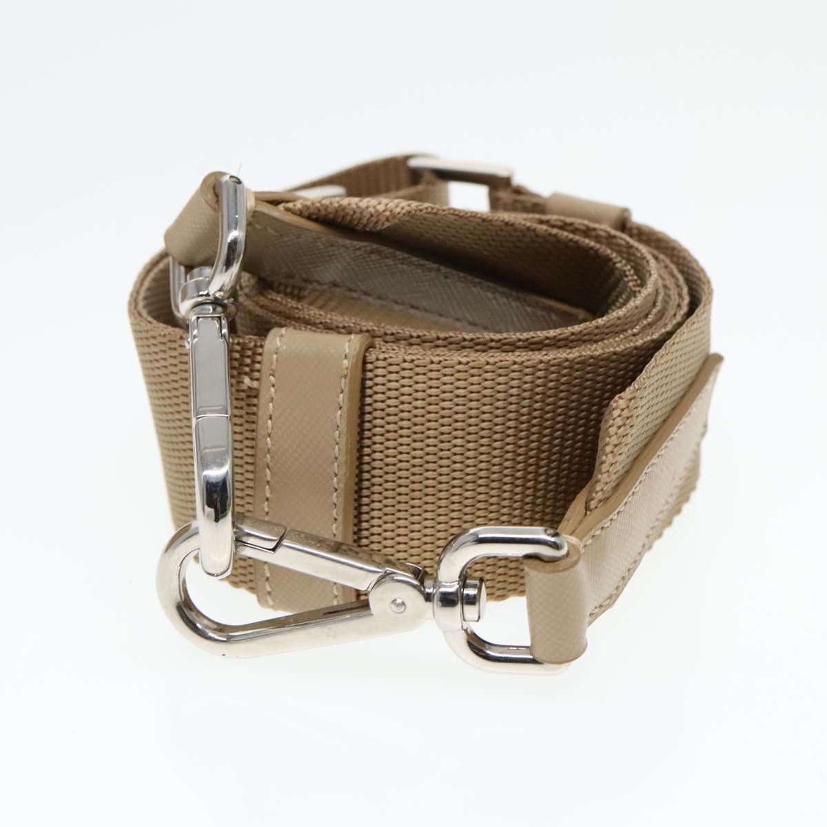 Prada Beige Synthetic Shoulder Bag (Pre-Owned) Size ONE SIZE - 13 Thumbnail