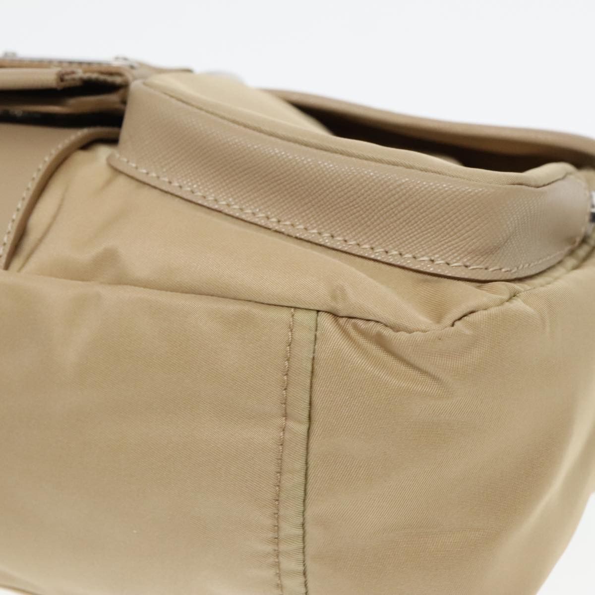 Prada Beige Synthetic Shoulder Bag (Pre-Owned) Size ONE SIZE - 5 Thumbnail