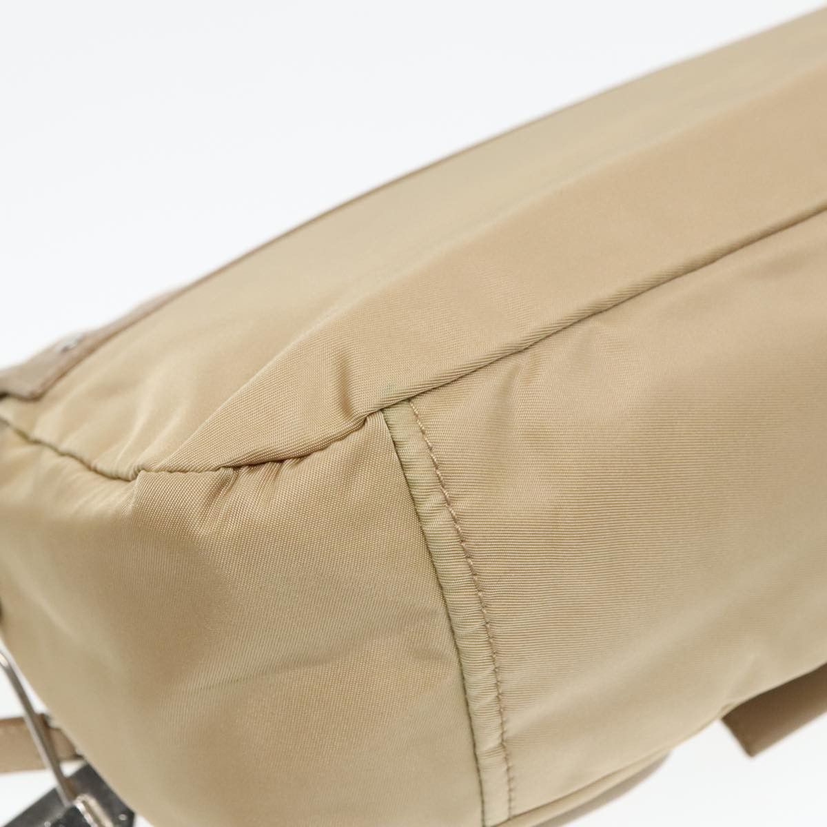 Prada Beige Synthetic Shoulder Bag (Pre-Owned) Size ONE SIZE - 8 Thumbnail