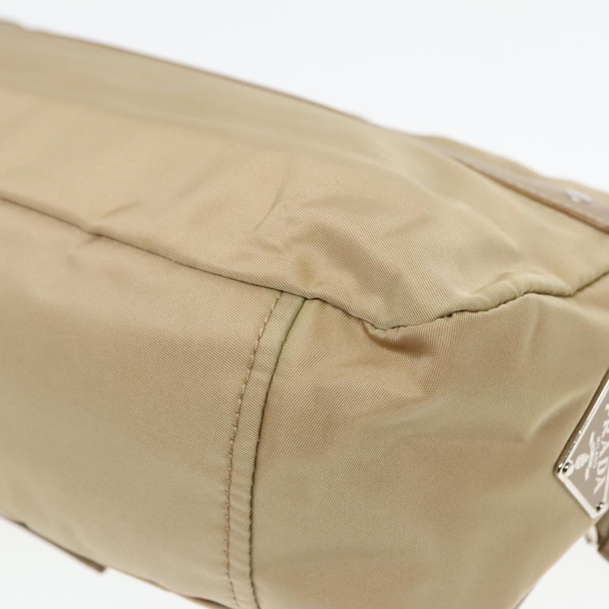 Prada Beige Synthetic Shoulder Bag (Pre-Owned) Size ONE SIZE - 6 Thumbnail