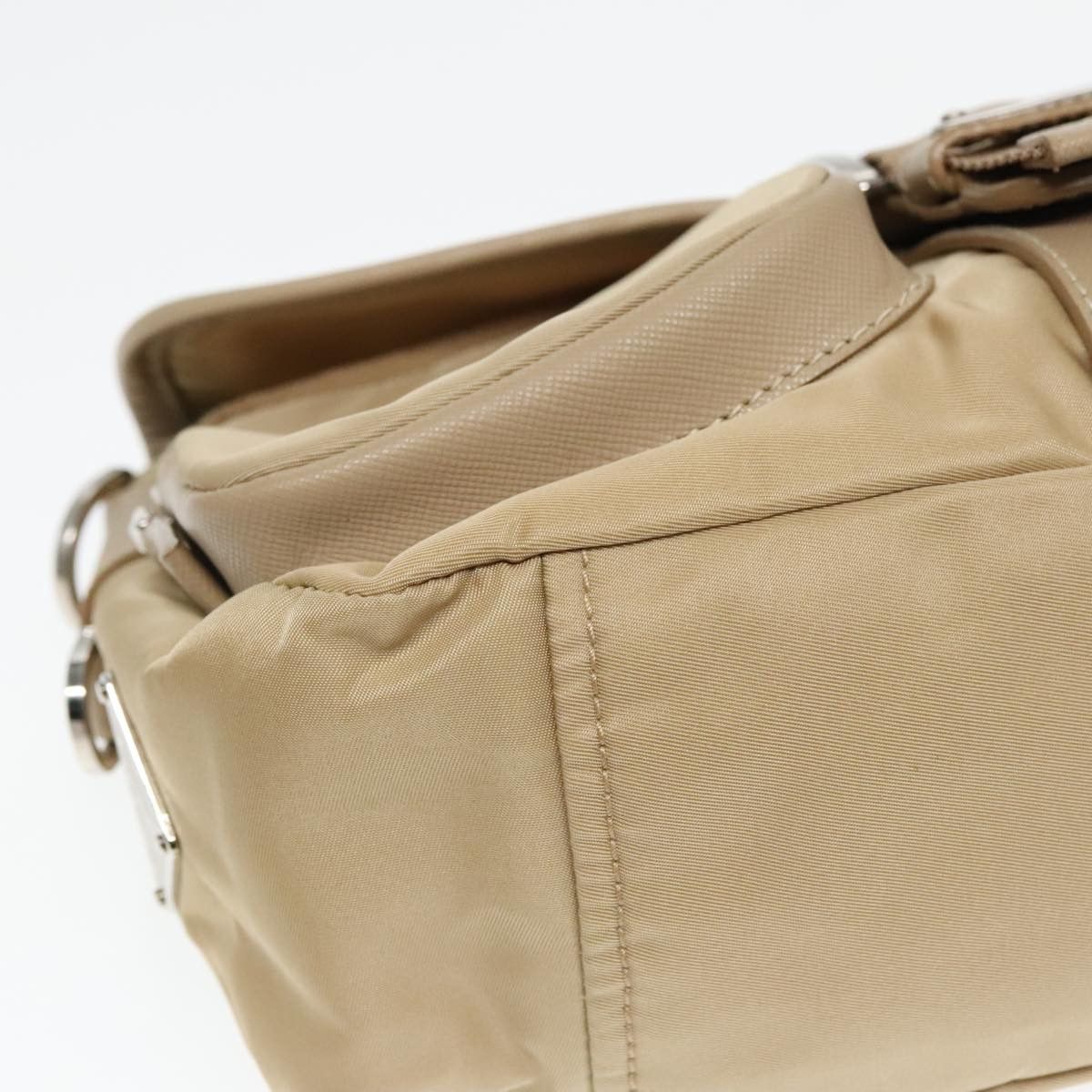 Prada Beige Synthetic Shoulder Bag (Pre-Owned) Size ONE SIZE - 7 Thumbnail
