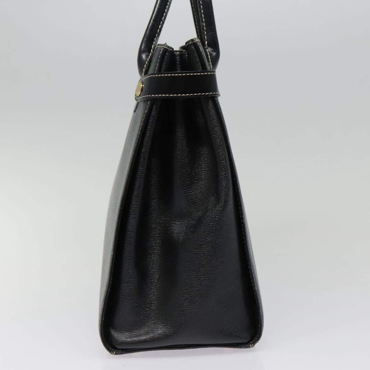 Burberry Black Leather Handbag (Pre-Owned) Size ONE SIZE - 3 Thumbnail