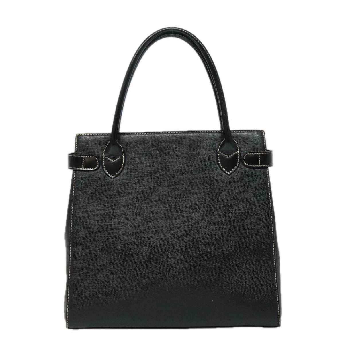 Burberry Black Leather Handbag (Pre-Owned) Size ONE SIZE - 16 Thumbnail