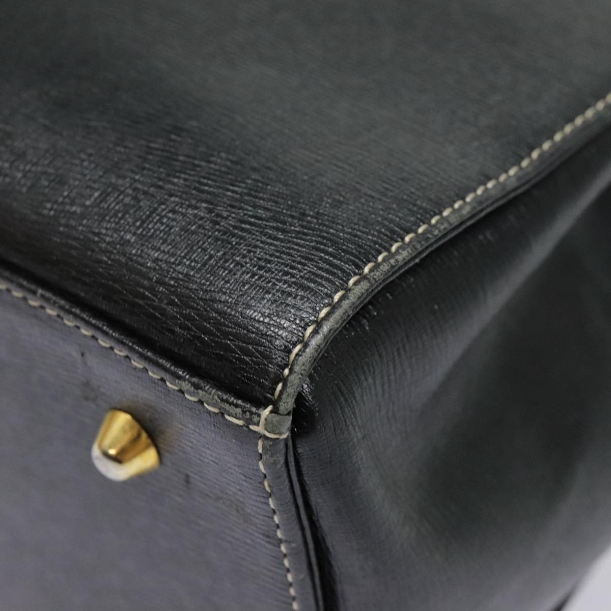 Burberry Black Leather Handbag (Pre-Owned) Size ONE SIZE - 10 Thumbnail