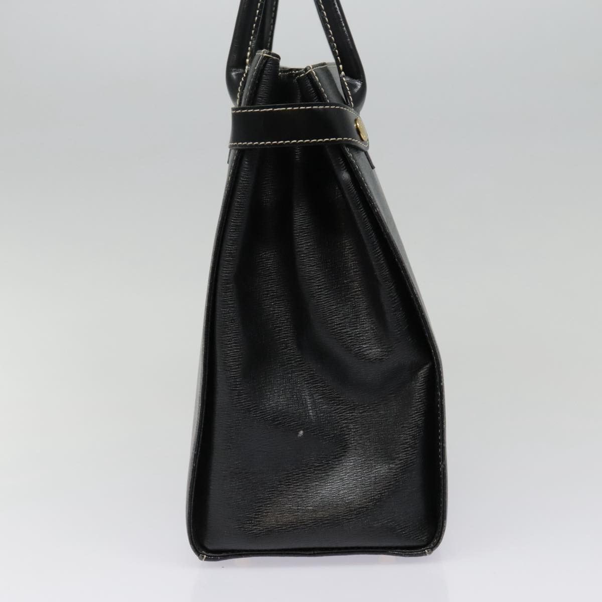 Burberry Black Leather Handbag (Pre-Owned) Size ONE SIZE - 4 Thumbnail