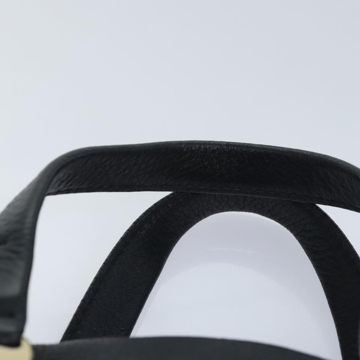 Salvatore Ferragamo Gancini Black Leather Handbag (Pre-Owned) Size ONE SIZE - 18 Thumbnail