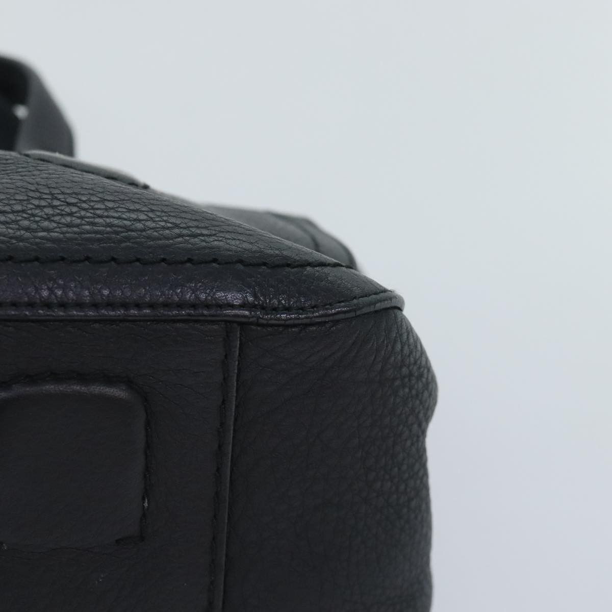 Salvatore Ferragamo Gancini Black Leather Handbag (Pre-Owned) Size ONE SIZE - 7 Thumbnail