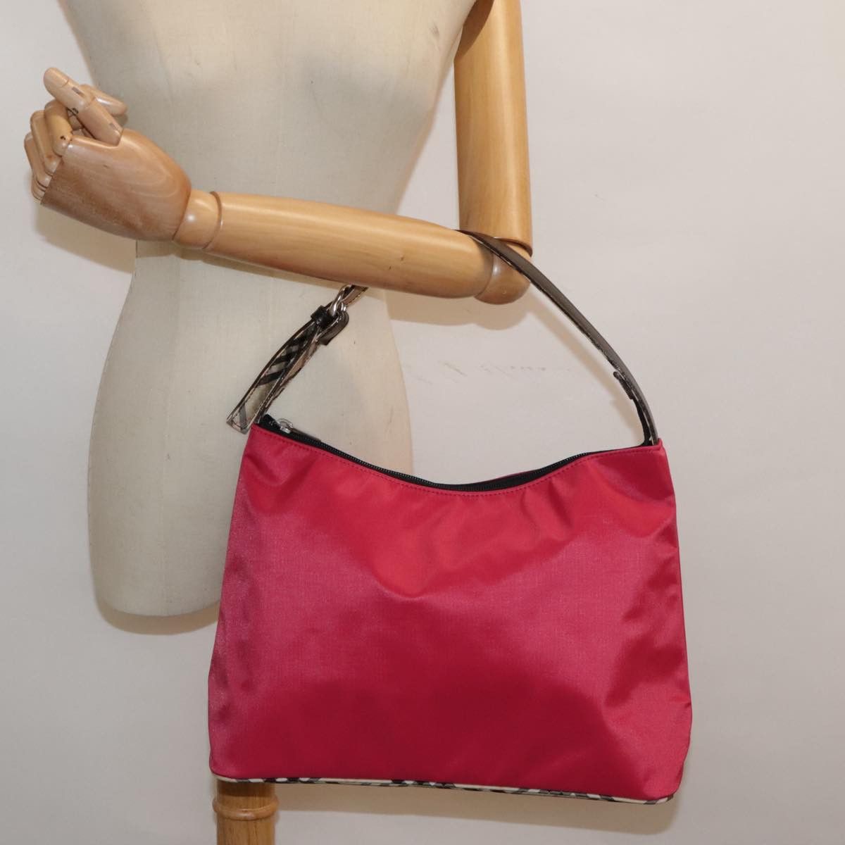 Burberry Blue Label Pink Synthetic Shoulder Bag (Pre-Owned) Size ONE SIZE - 14 Thumbnail