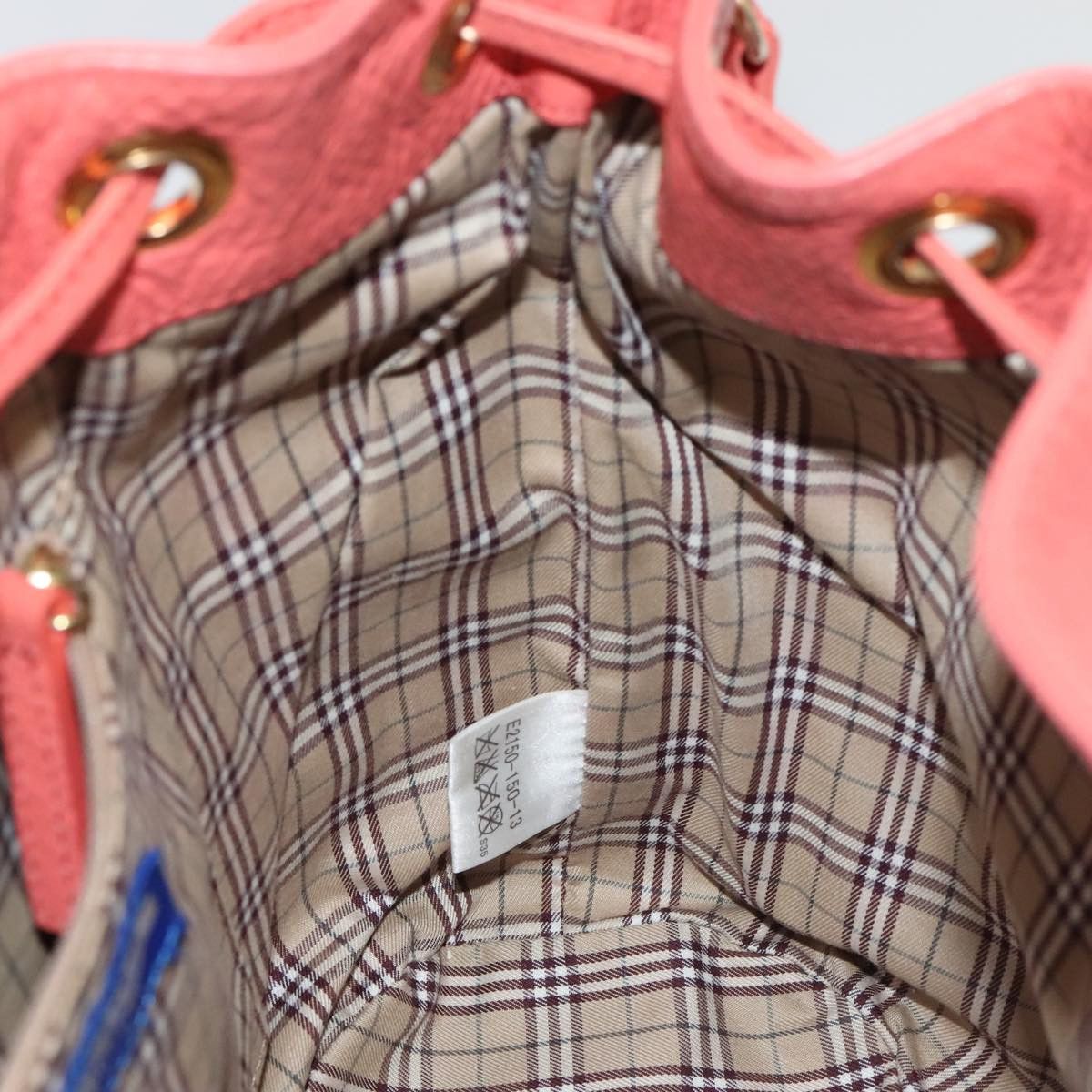 Burberry Blue Label Pink Leather Backpack Bag (Pre-Owned) Size ONE SIZE - 19 Thumbnail