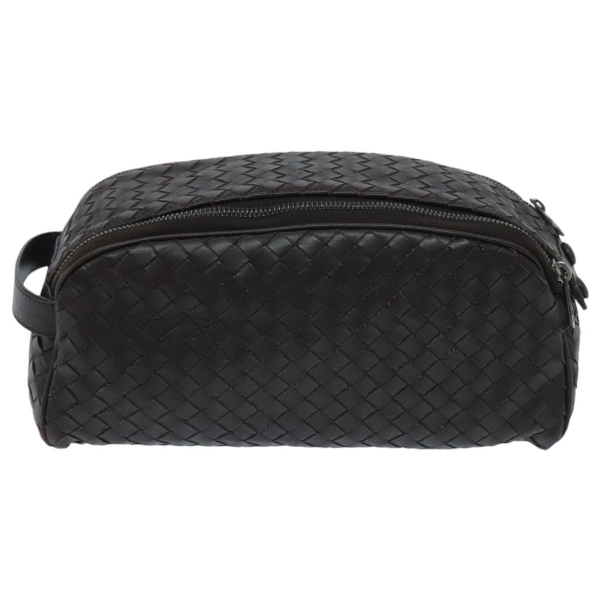 Bottega Veneta Intrecciato Brown Leather Clutch Bag (Pre-Owned) Size ONE SIZE - 2 Thumbnail