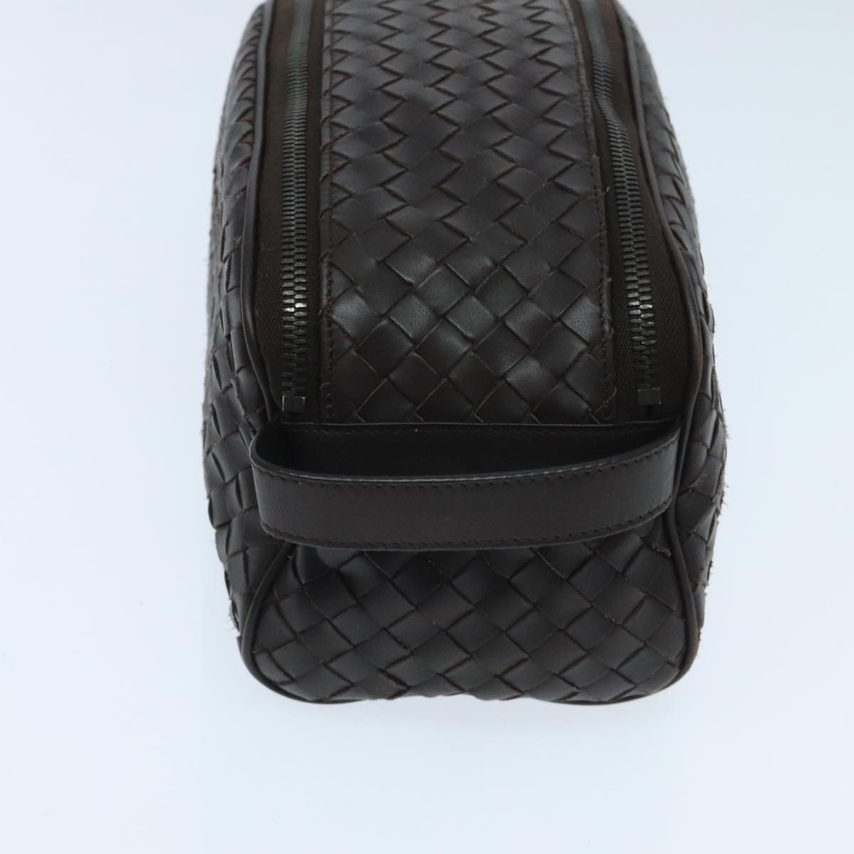 Bottega Veneta Intrecciato Brown Leather Clutch Bag (Pre-Owned) Size ONE SIZE - 3 Thumbnail