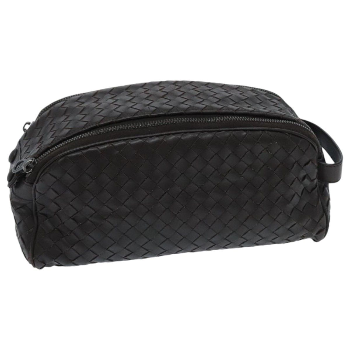 Bottega Veneta Intrecciato Brown Leather Clutch Bag (Pre-Owned) Size ONE SIZE - 11 Thumbnail