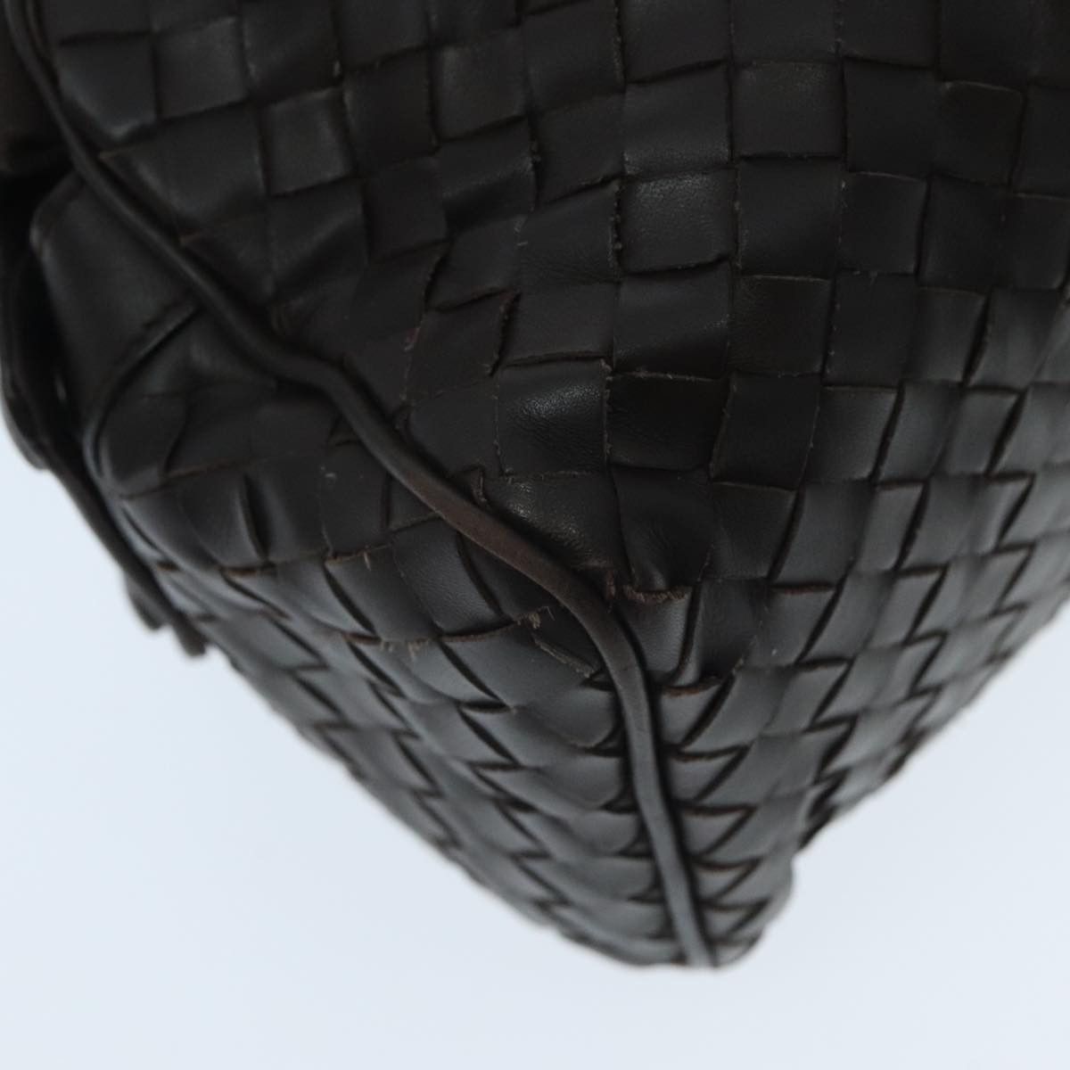 Bottega Veneta Intrecciato Brown Leather Clutch Bag (Pre-Owned) Size ONE SIZE - 15 Thumbnail