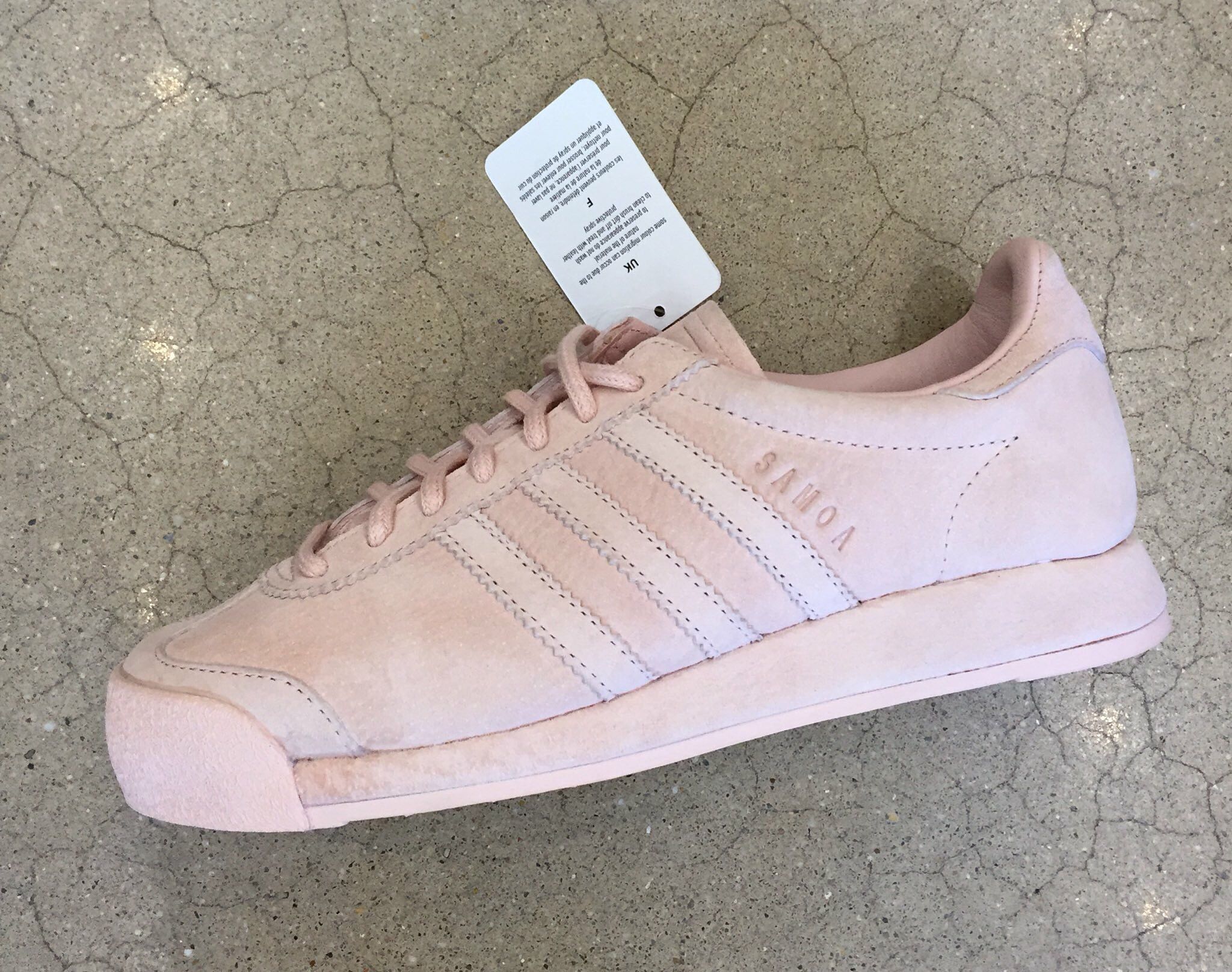 Adidas Samoa Vintage Pigskin 'Vapour Pink' | Grailed