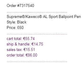 Supreme Supreme®/Kaweco® AL Sport Ballpoint Pen | Grailed