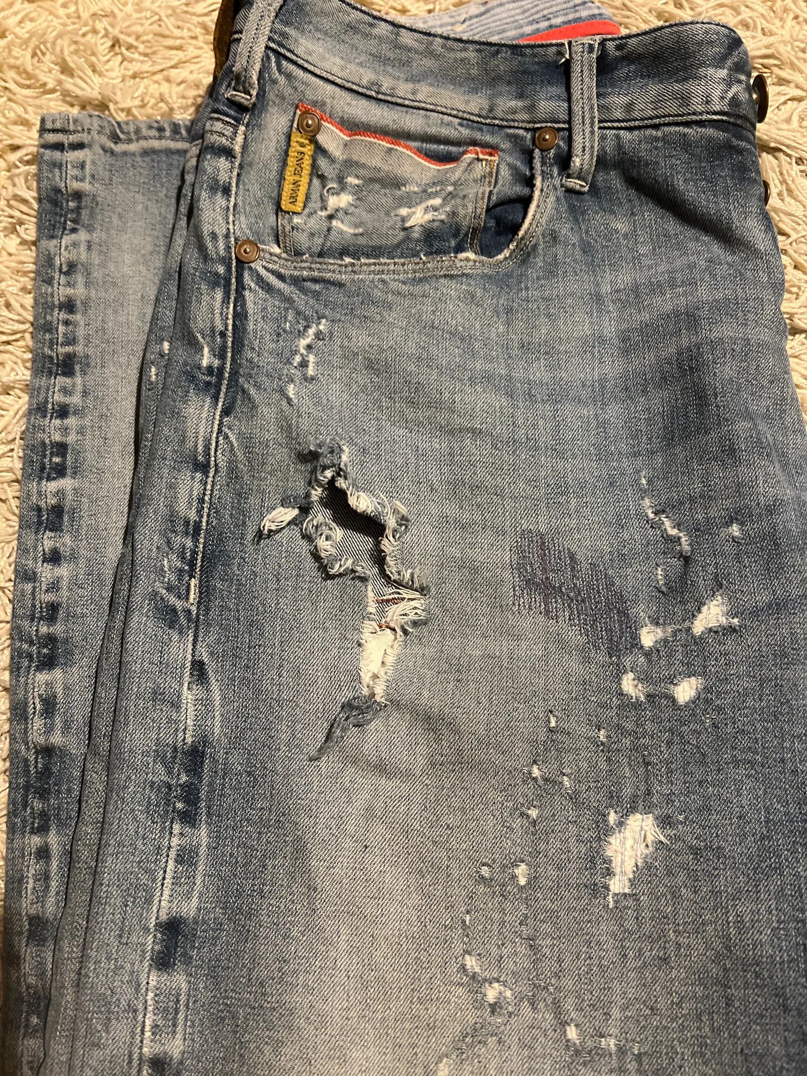Armani Armani jeans j28 slim Jeans Size US 31 - 5 Thumbnail