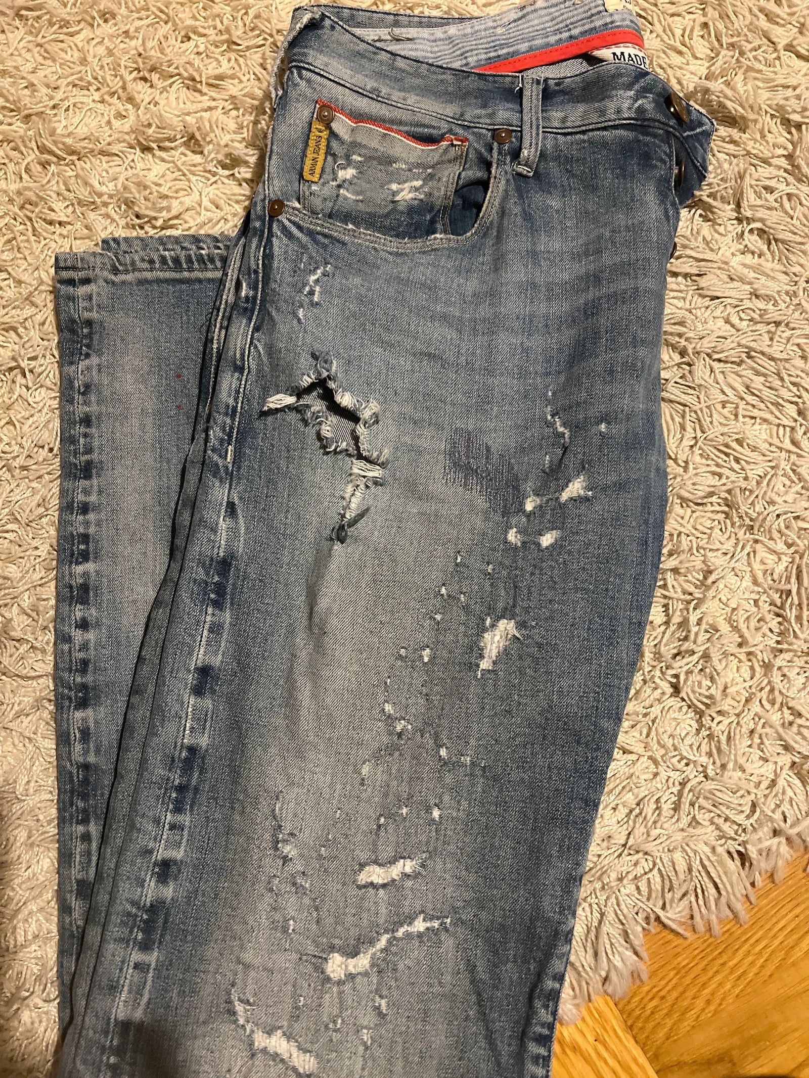 Armani Armani jeans j28 slim Jeans Size US 31 - 4 Thumbnail