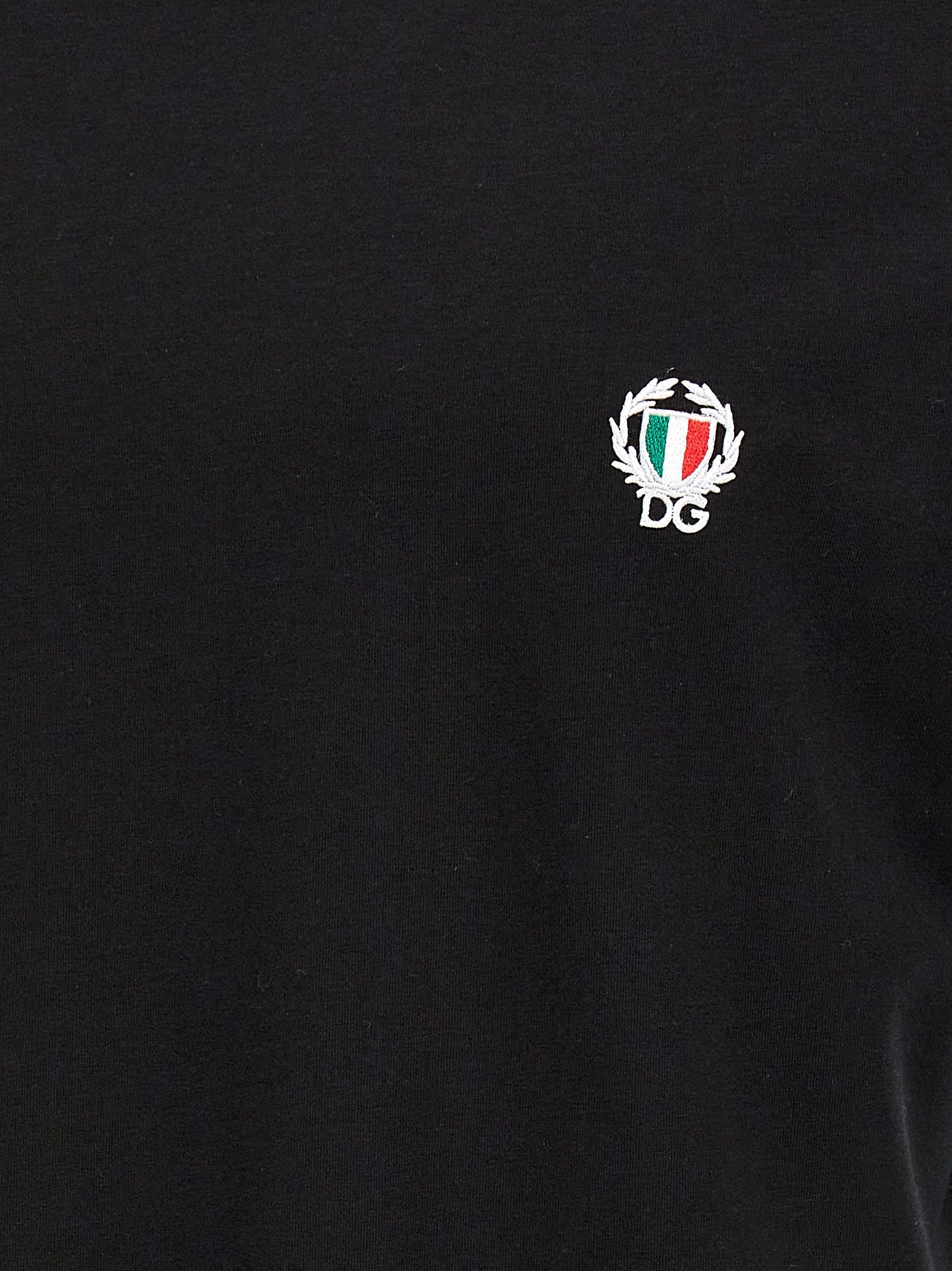 Dolce & Gabbana Logo Embroidered T-Shirt Size ONE SIZE - 4 Thumbnail