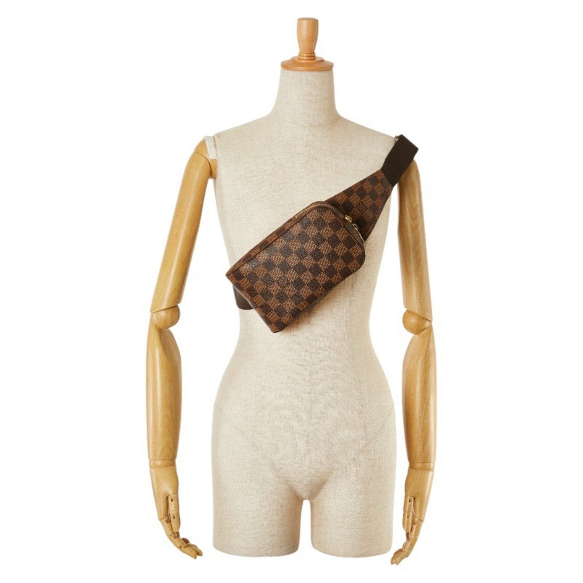 Louis Vuitton Louis Vuitton Damier Geronimos Shoulder Bag Body Waist N51994 Brown PVC Leather Men's LOUIS VUITTON Size ONE SIZE - 7 Thumbnail