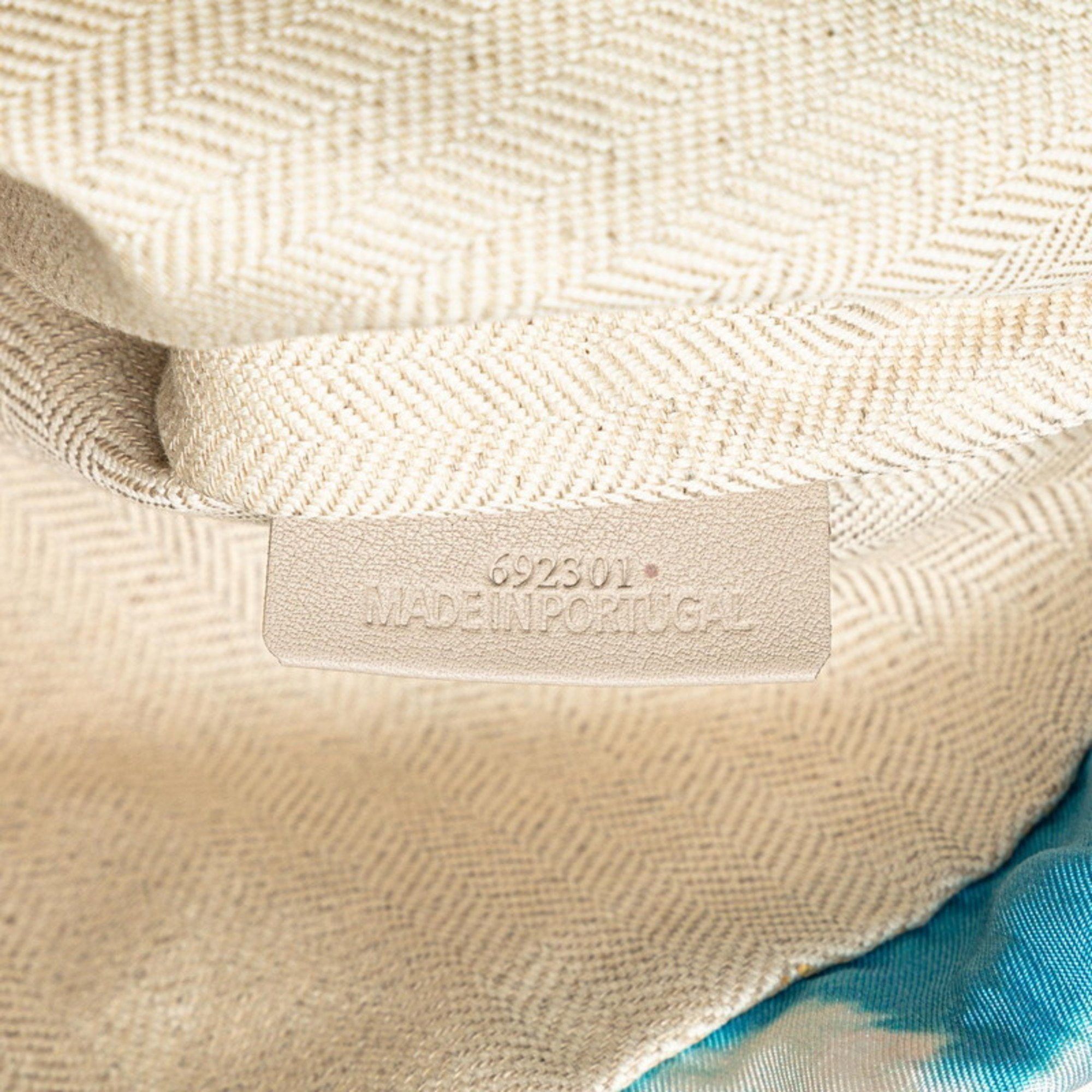 Loewe LOEWE Ghibli Collaboration Howl's Moving Castle Pouch Blue White Multicolor Canvas Leather Women's Size ONE SIZE - 6 Thumbnail