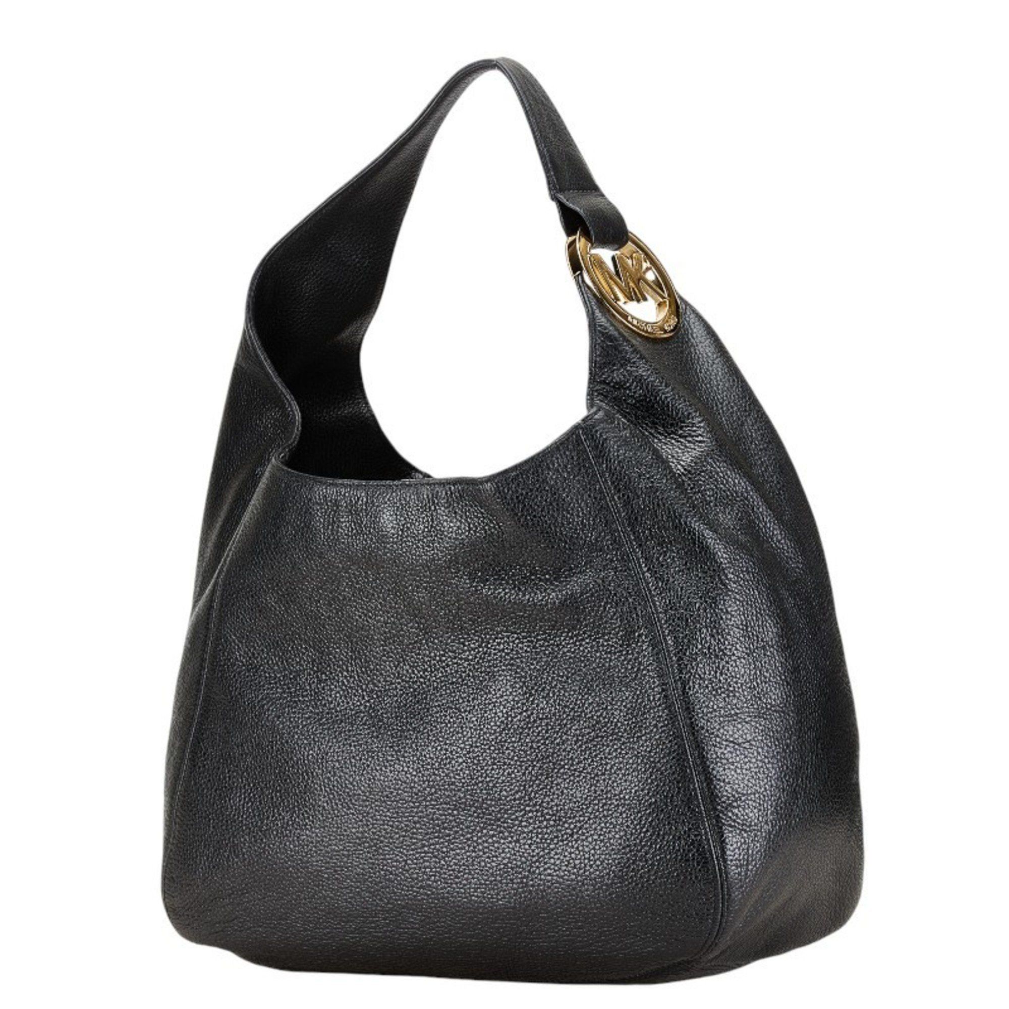 Michael Kors Michael Kors MK Bag Black Leather Women's Size ONE SIZE - 2 Thumbnail