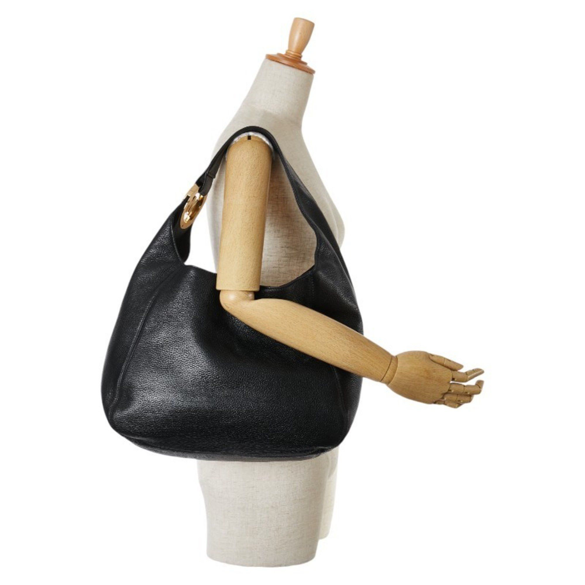 Michael Kors Michael Kors MK Bag Black Leather Women's Size ONE SIZE - 7 Thumbnail