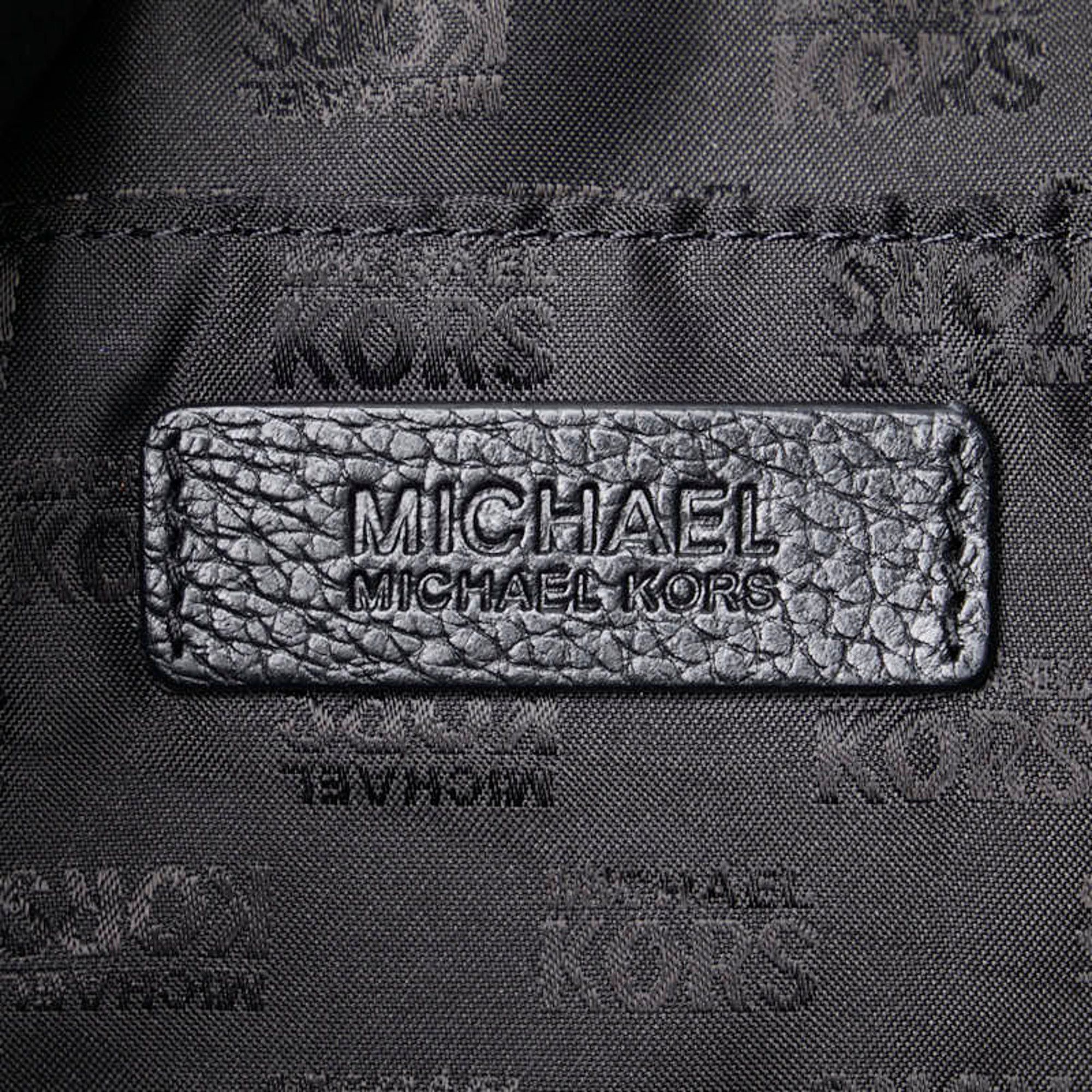 Michael Kors Michael Kors MK Bag Black Leather Women's Size ONE SIZE - 5 Thumbnail
