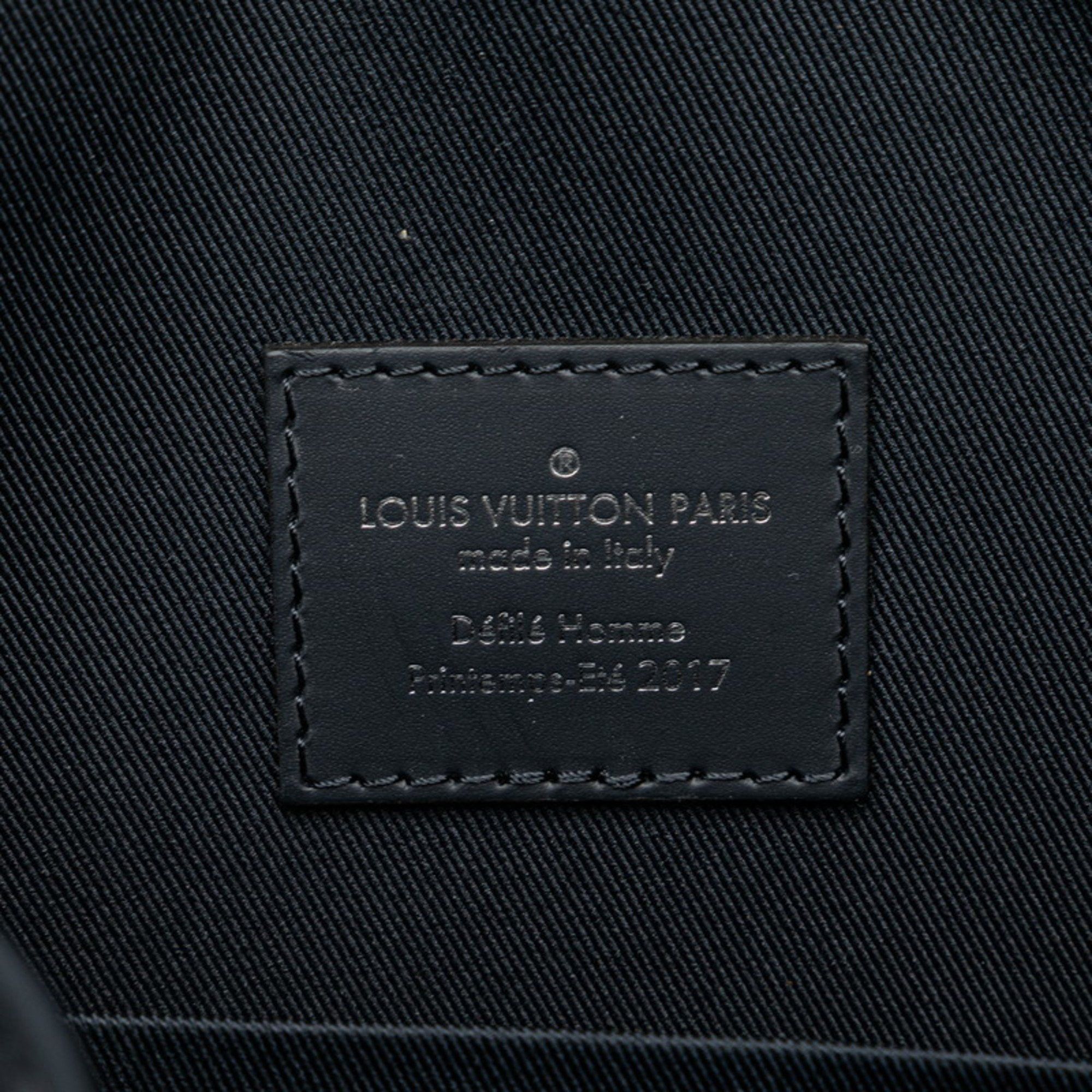 Louis Vuitton Louis Vuitton Monogram Savannah PM Chapman Brothers Bag M54248 Navy PVC Leather Men's LOUIS VUITTON Size ONE SIZE - 6 Thumbnail