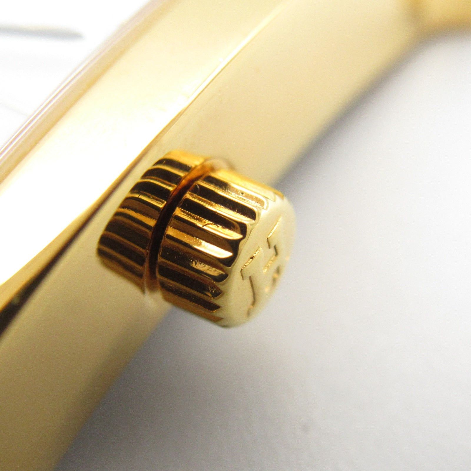 Hermes Hermes H Watch Women Quartz Gp (Gold Plated) Leather Belt White Size ONE SIZE - 6 Thumbnail