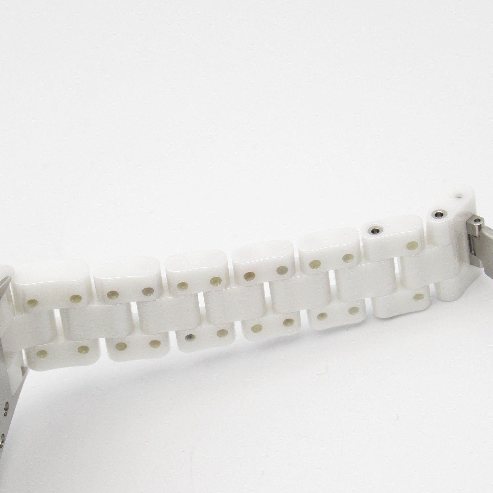 Chanel Chanel J12 Diamond Bezel Women Watch Quartz Ceramic White Size ONE SIZE - 10 Thumbnail