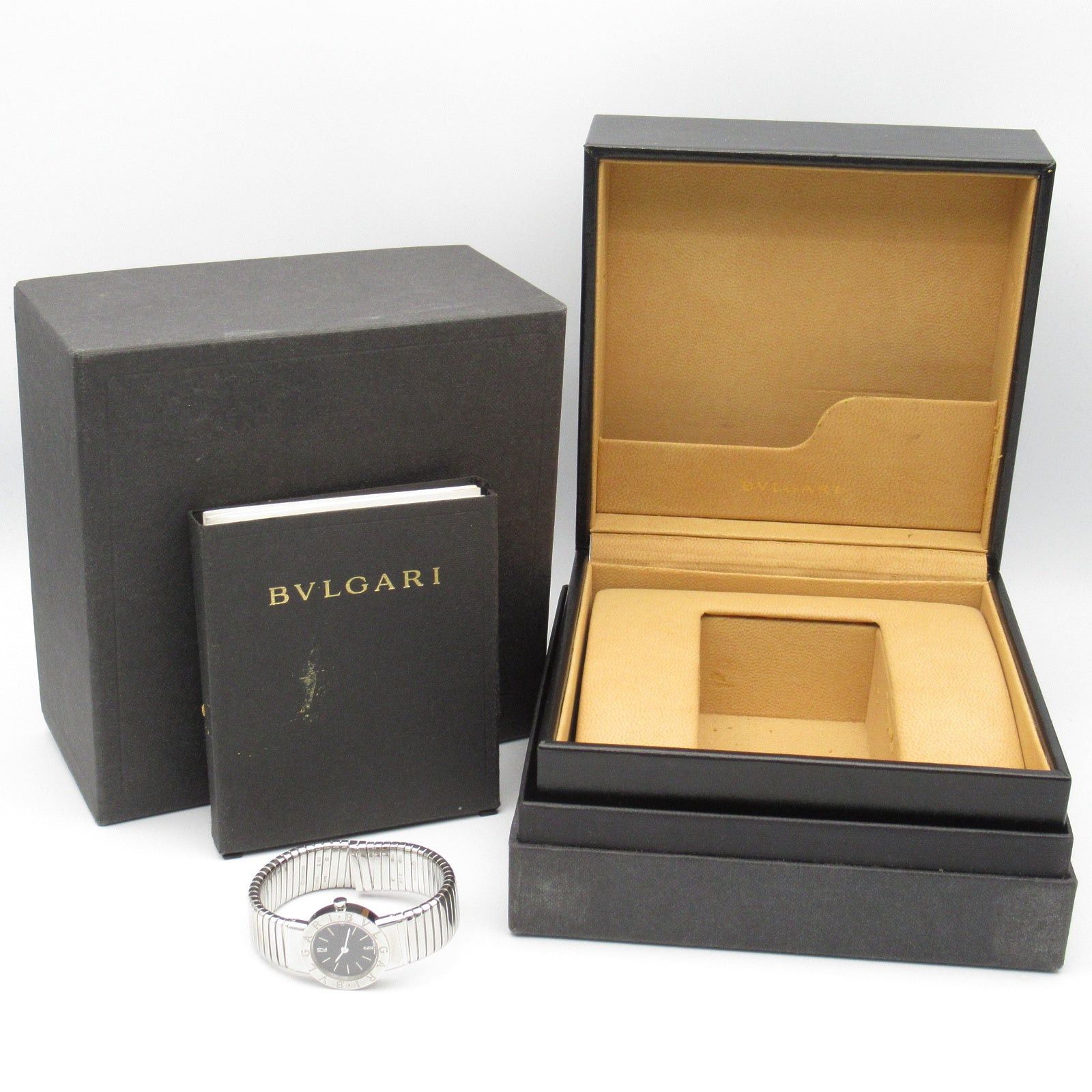 Bvlgari Bvlgari Tubogas Women Watch Quartz Stainless Steel Black Size ONE SIZE - 9 Thumbnail