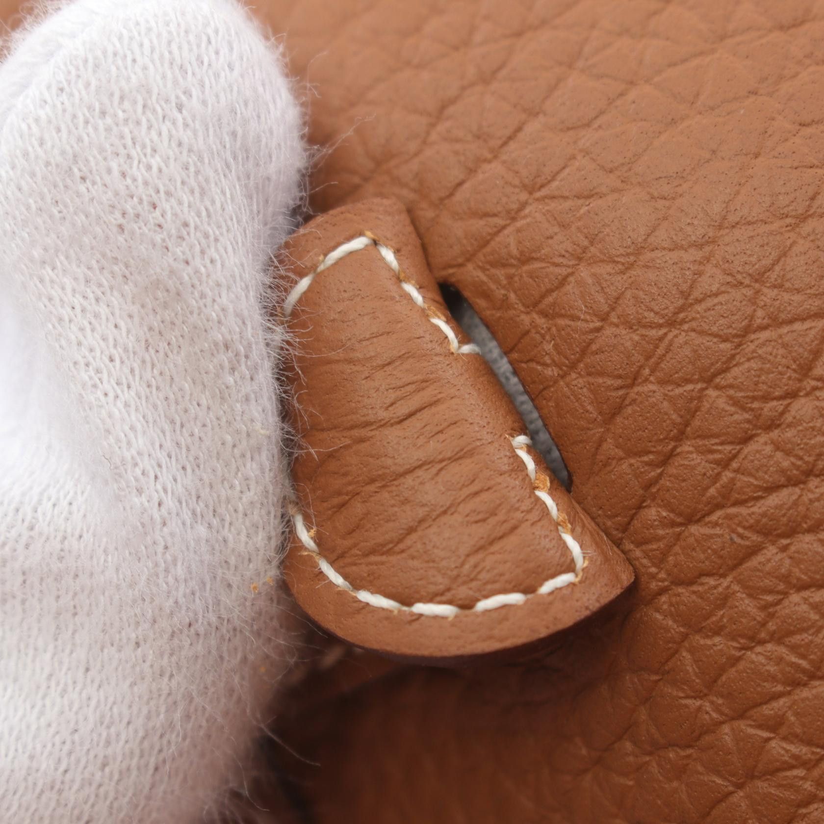 Hermes Hermes Evelyn Tpm Amazon Gold Shoulder Bag Clemence Leather Light Brown Hardware Double Engraved Size ONE SIZE - 5 Thumbnail